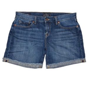 Lucky Brand Laguna Denim Cuffed Cutoff Shorts